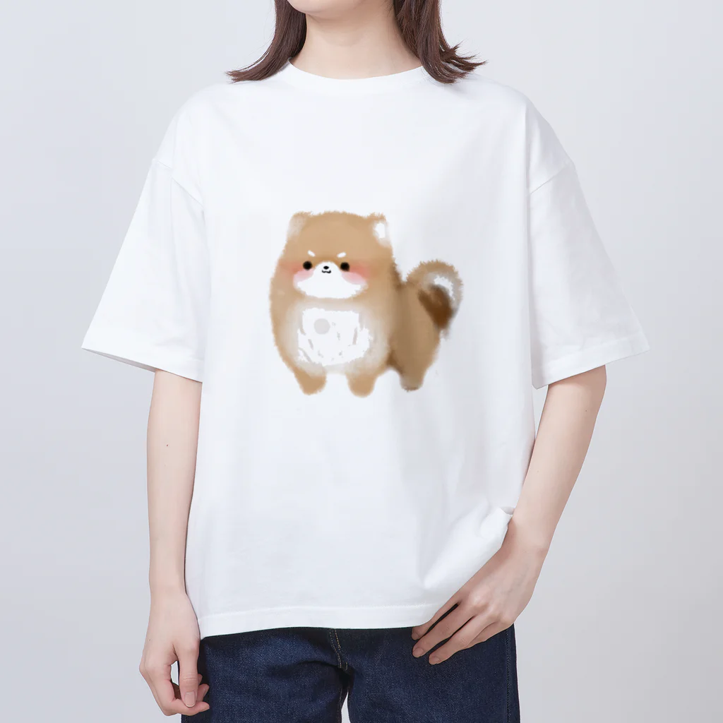 マリマルのもふもふわんこ Oversized T-Shirt