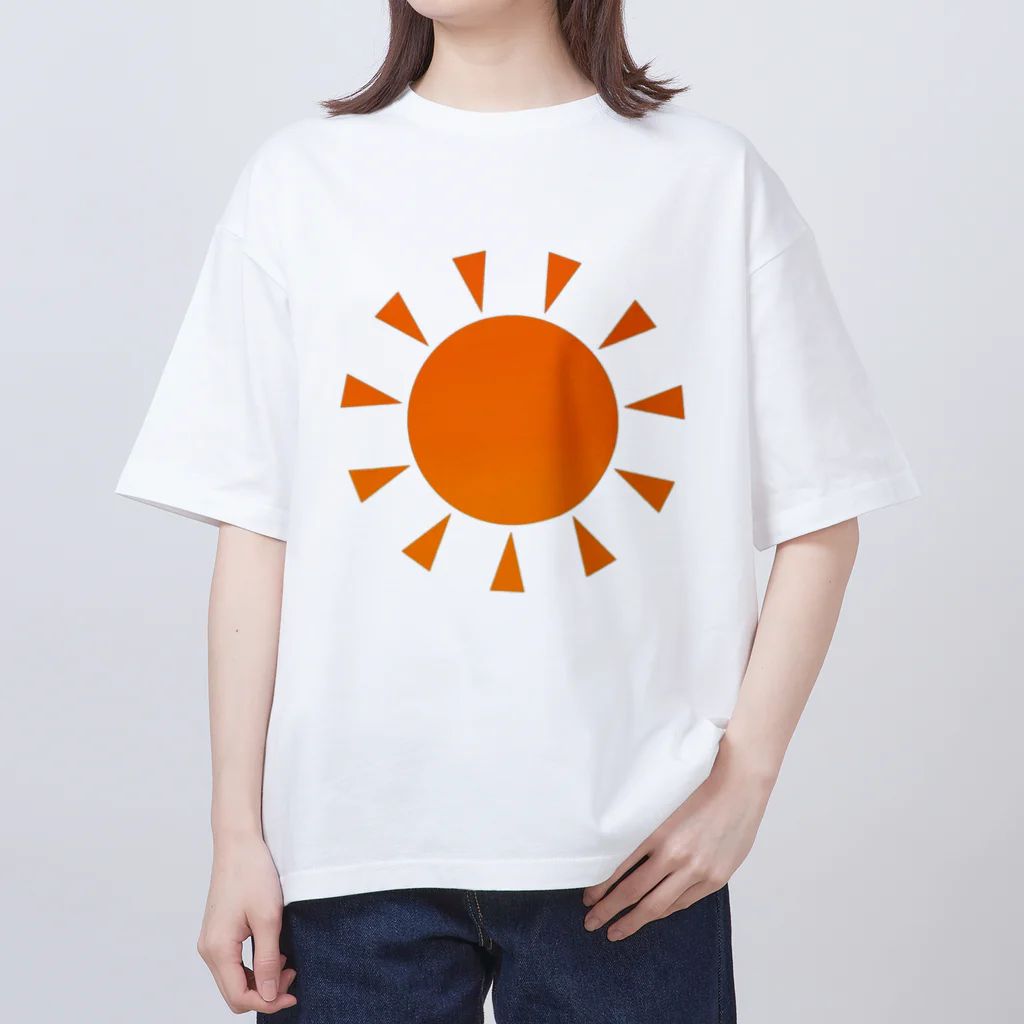 ひまわり店のおひさまTシャツ オーバーサイズTシャツ