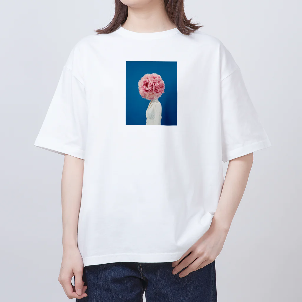 trickNFTartの芍薬 オーバーサイズTシャツ