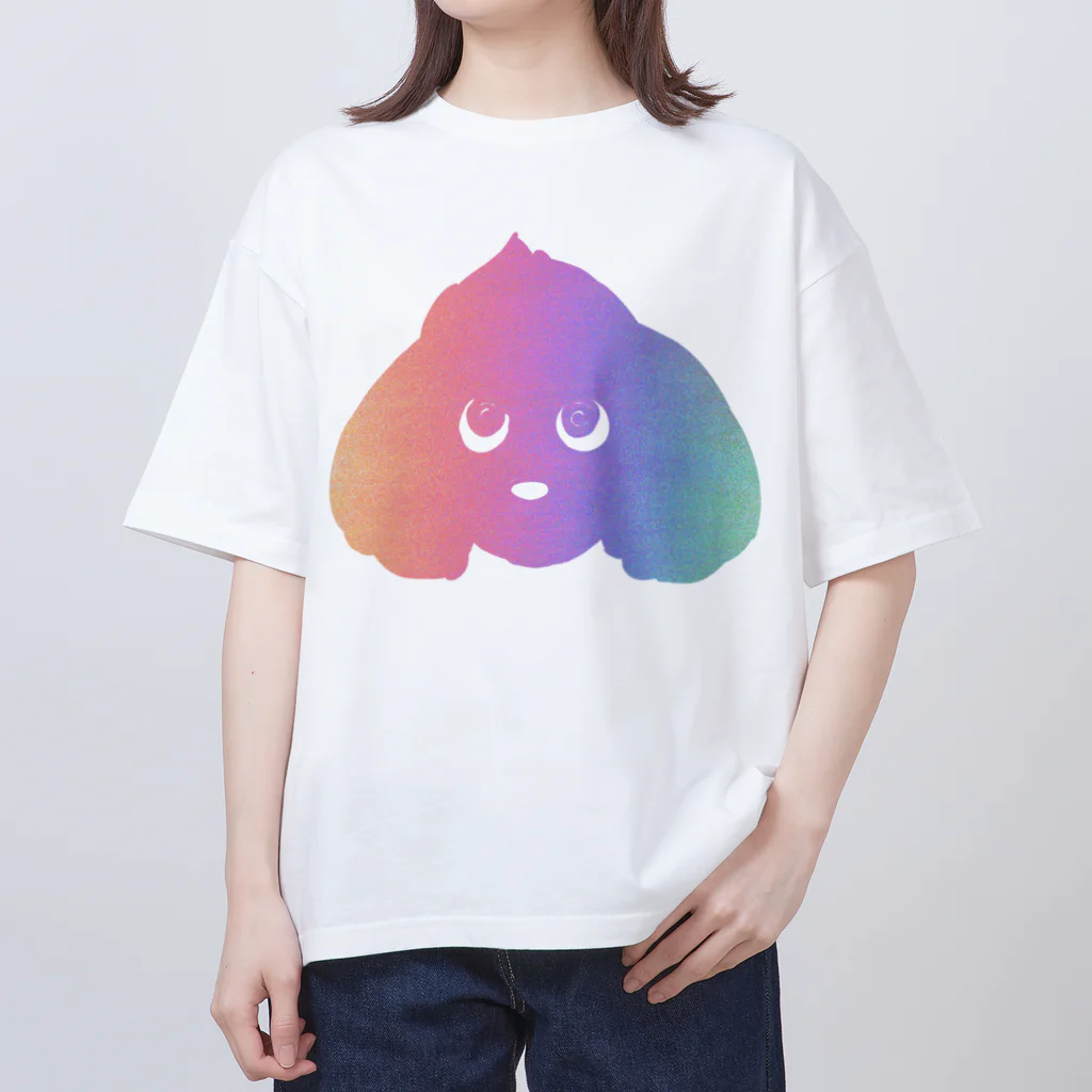 🐩のいつもみてるよ Oversized T-Shirt