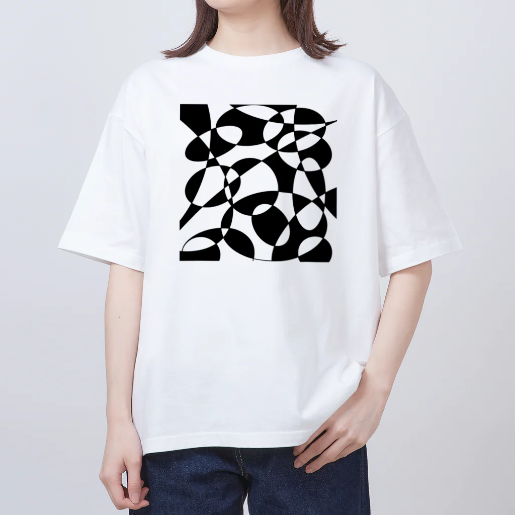 高野寛のSUZURIのB&W #1 オーバーサイズTシャツ