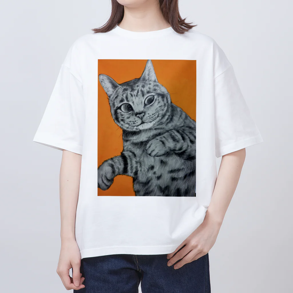 縁-yukari-のチャチャ オーバーサイズTシャツ
