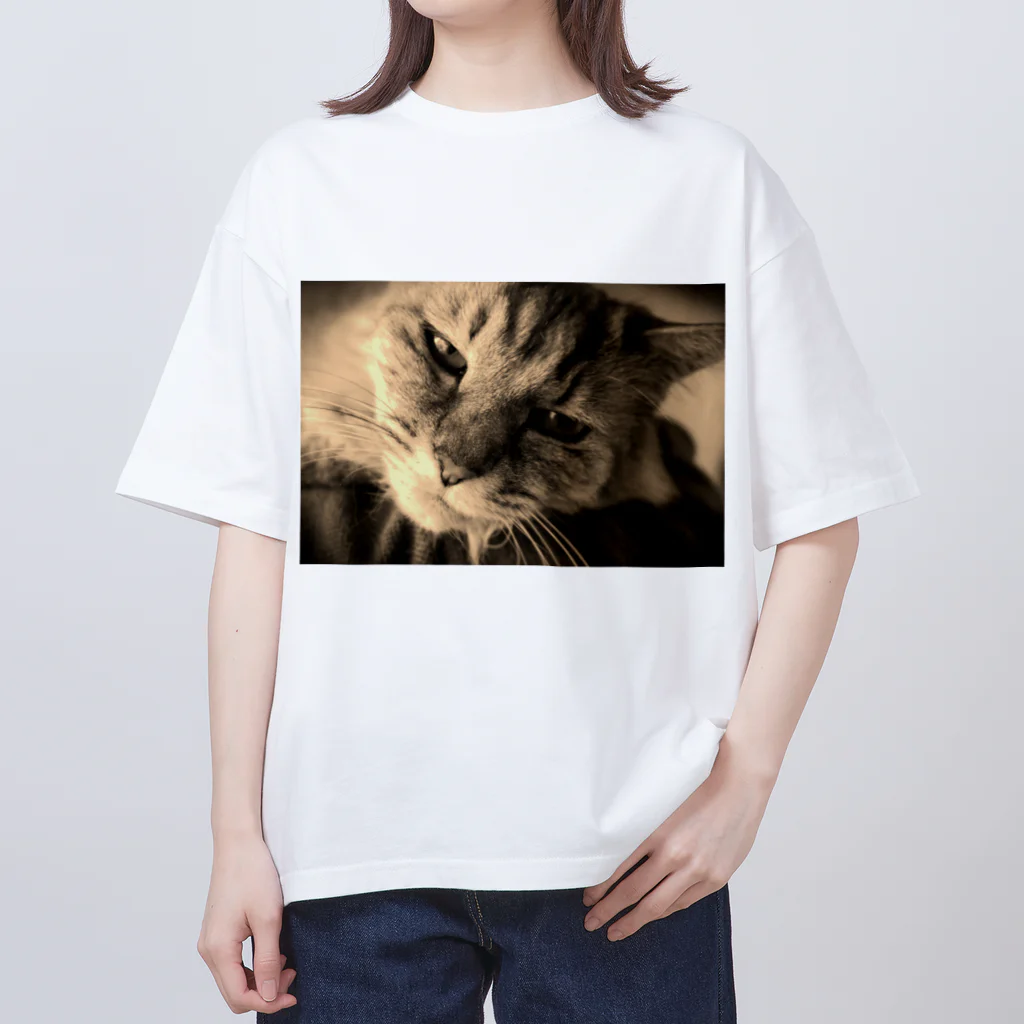 kurodoteのあまえんぼうの猫のチー Oversized T-Shirt