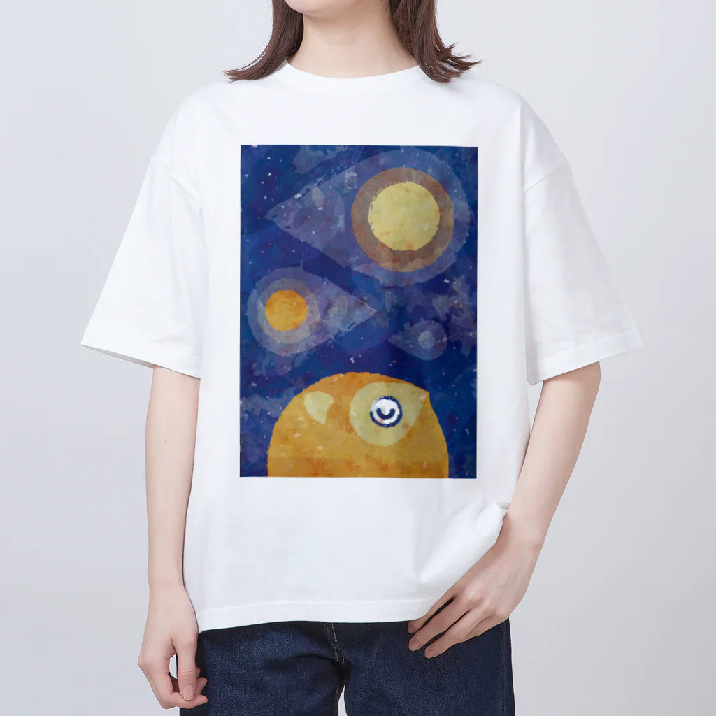 二子舎の瞑 オーバーサイズTシャツ