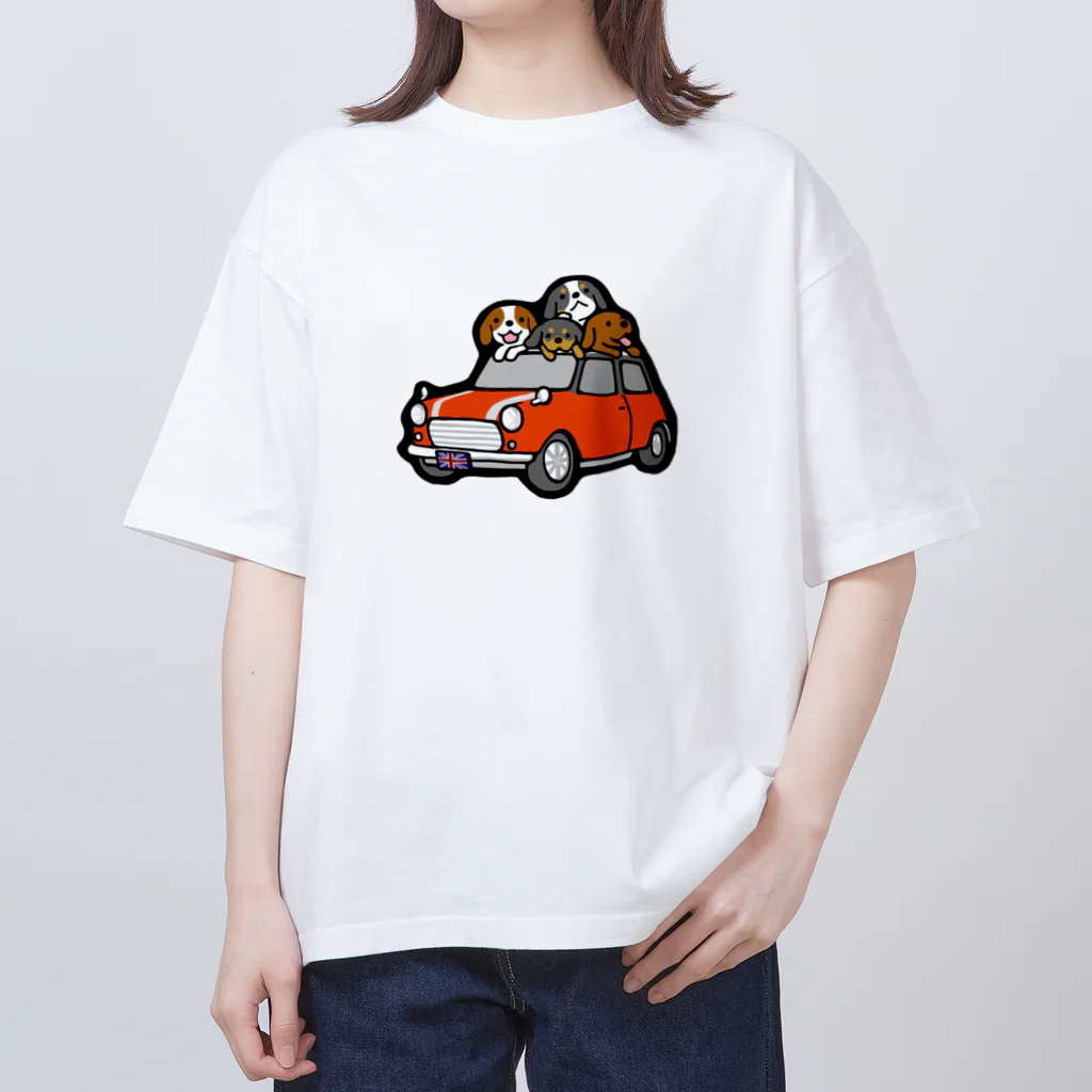 BLENHEIMのキャバリアドライブ（赤） Oversized T-Shirt