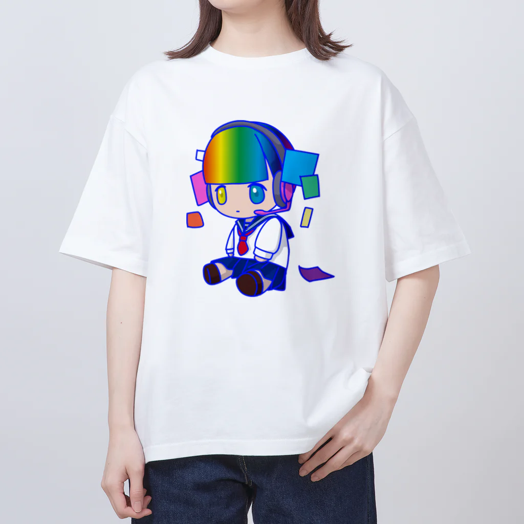 サワダモコ Moco Sawadaのゲーミングヘッドホンちゃん Oversized T-Shirt