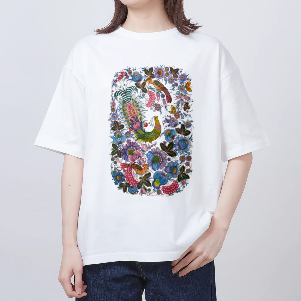 Cordelia　SUZURI分室のペトリキウカ　カラフルバード Oversized T-Shirt