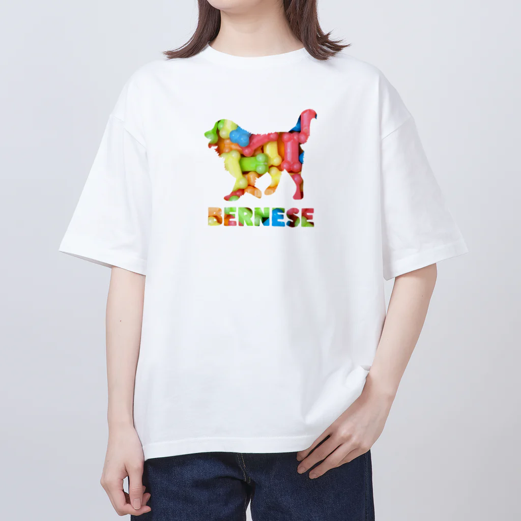 onehappinessのバーニーズ　骨ガム オーバーサイズTシャツ