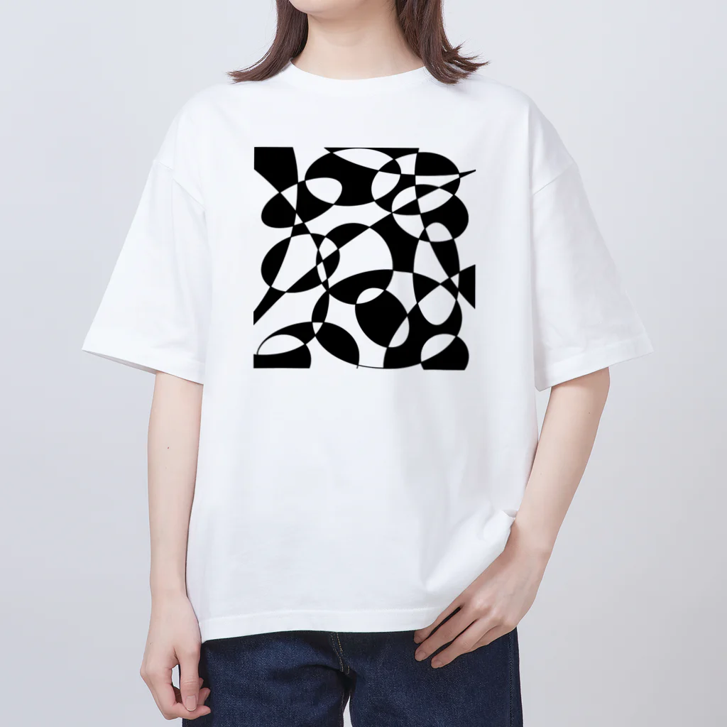 高野寛のSUZURIのB&W #1 Oversized T-Shirt