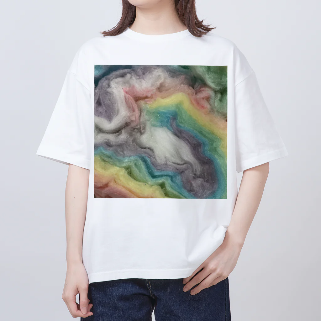 あゆのしおやきのわたあめ オーバーサイズTシャツ