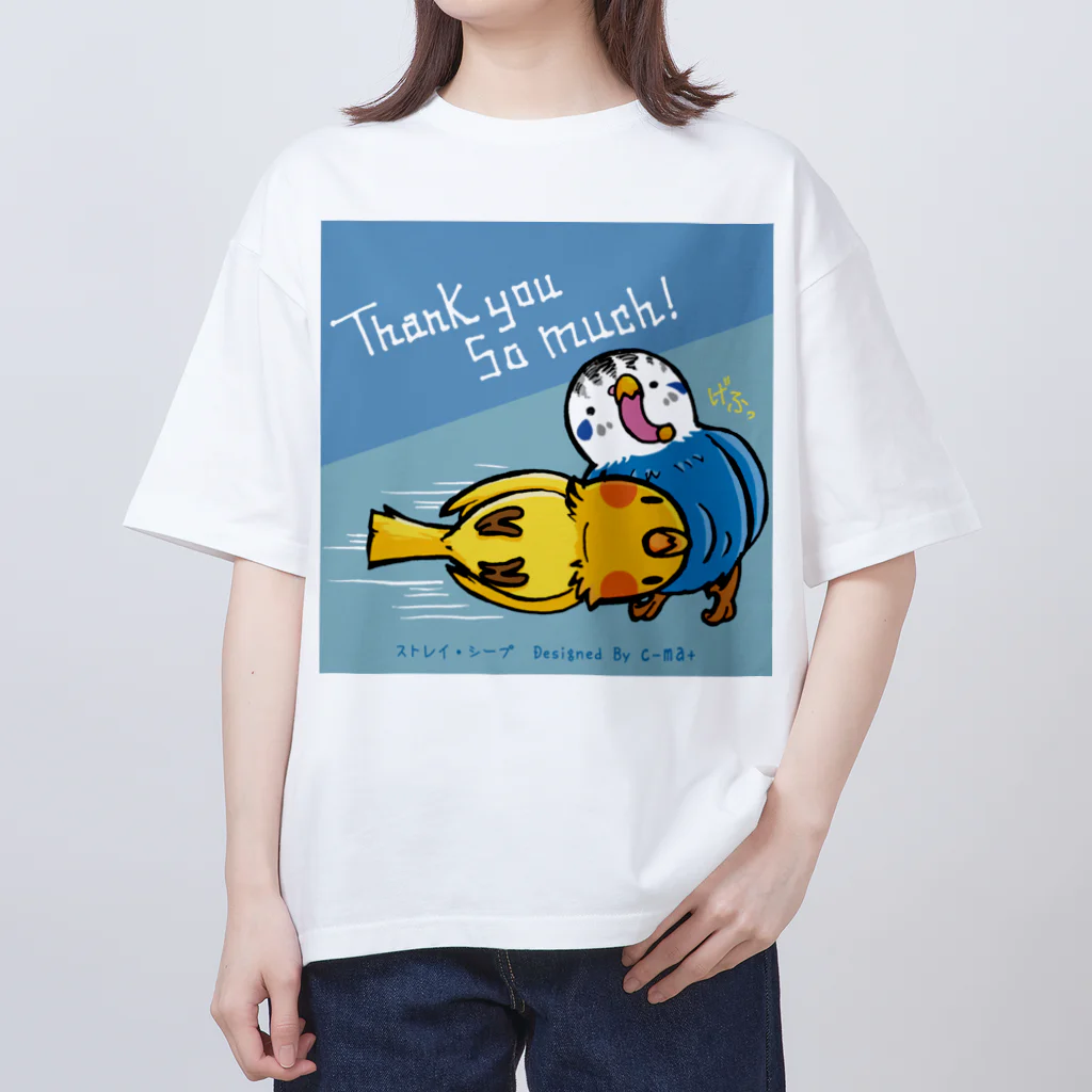 c-ma+のげふっ Oversized T-Shirt