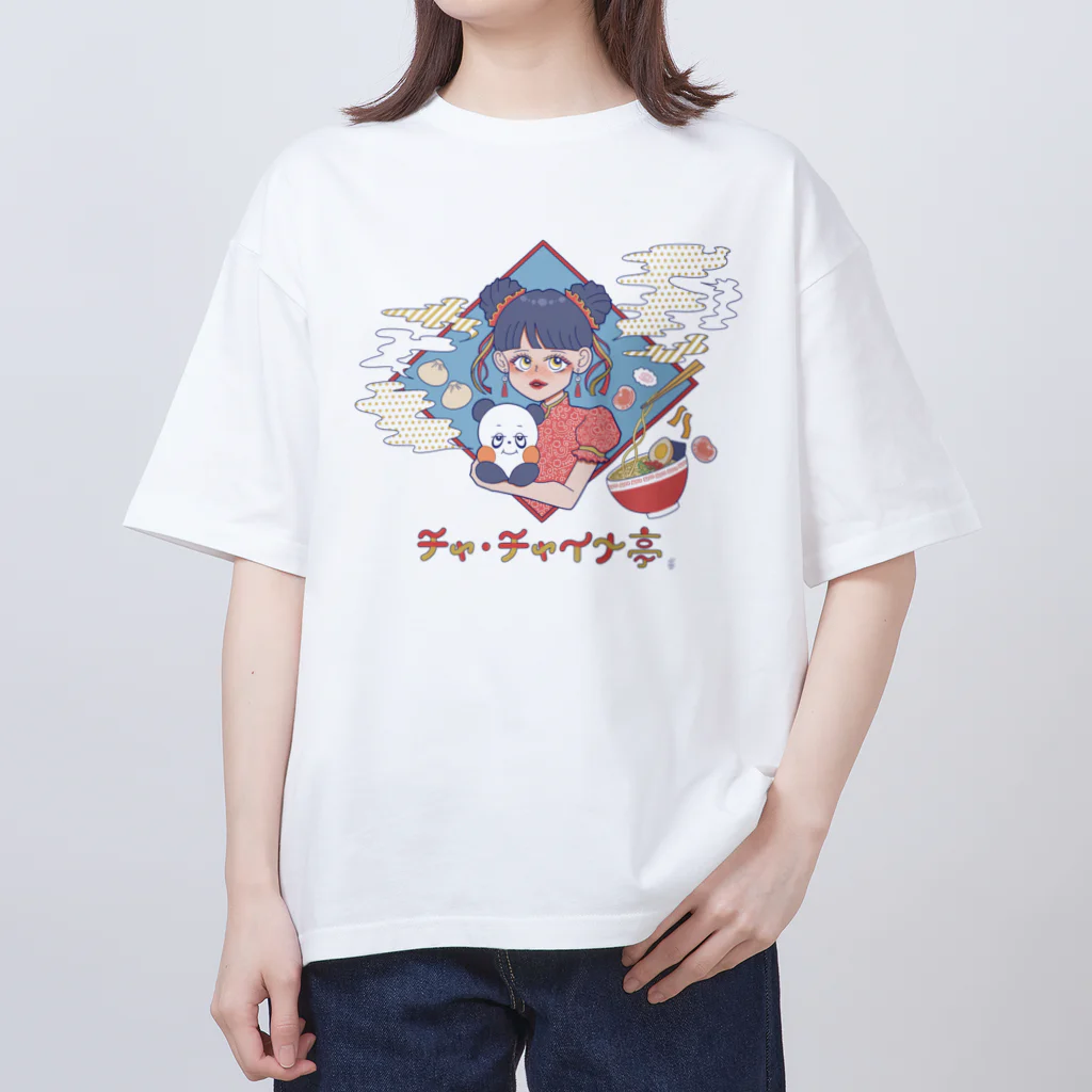 Natsukawa Yukichiのチャ・チャイナ亭 オーバーサイズTシャツ