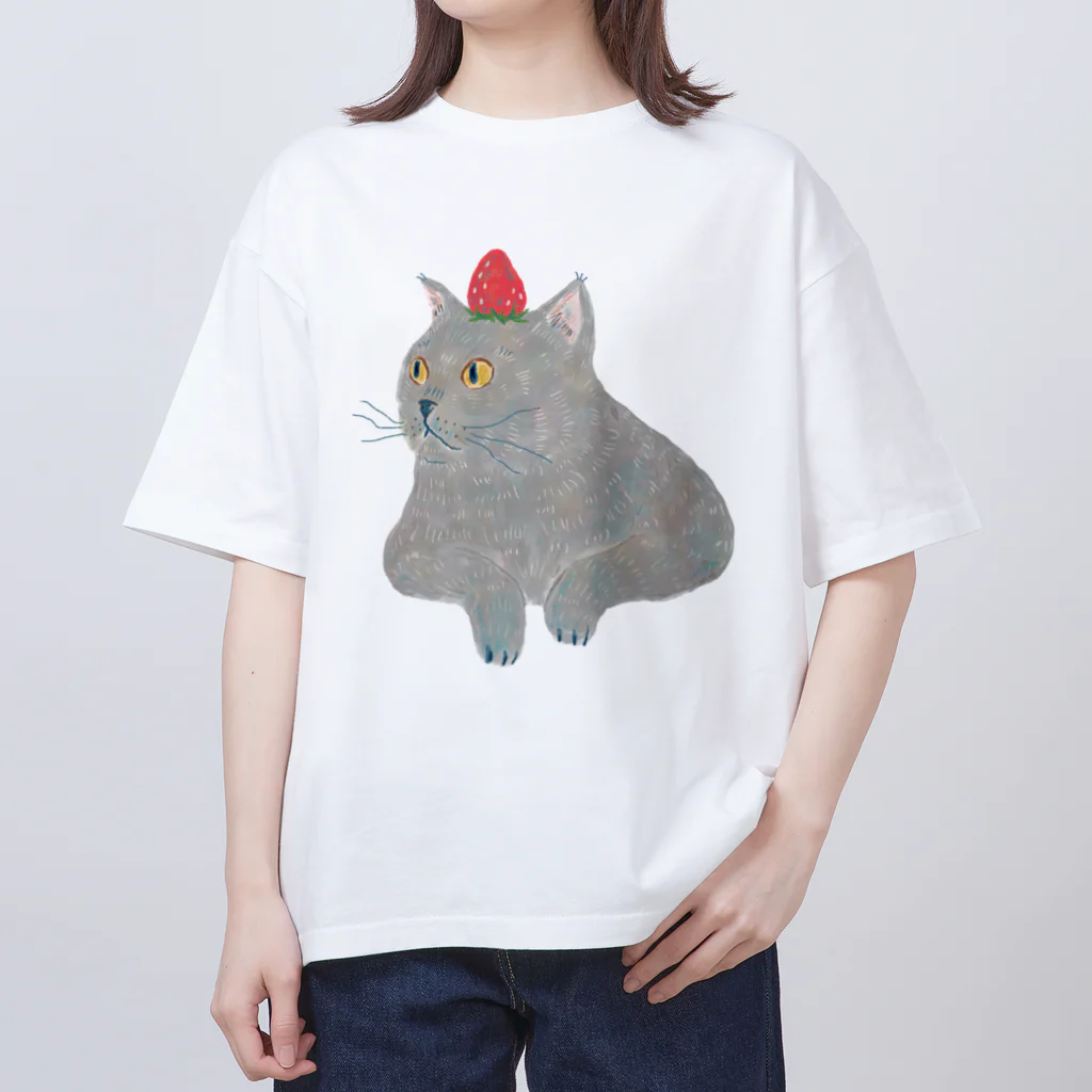 トコロコムギのブリいちご オーバーサイズTシャツ