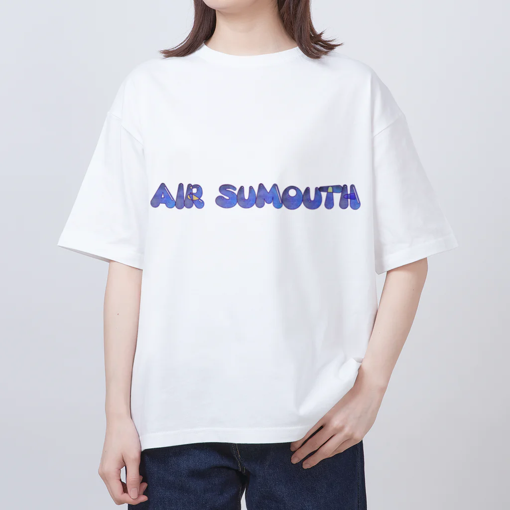 Air Sumouthの☆エアースマース文字☆ オーバーサイズTシャツ