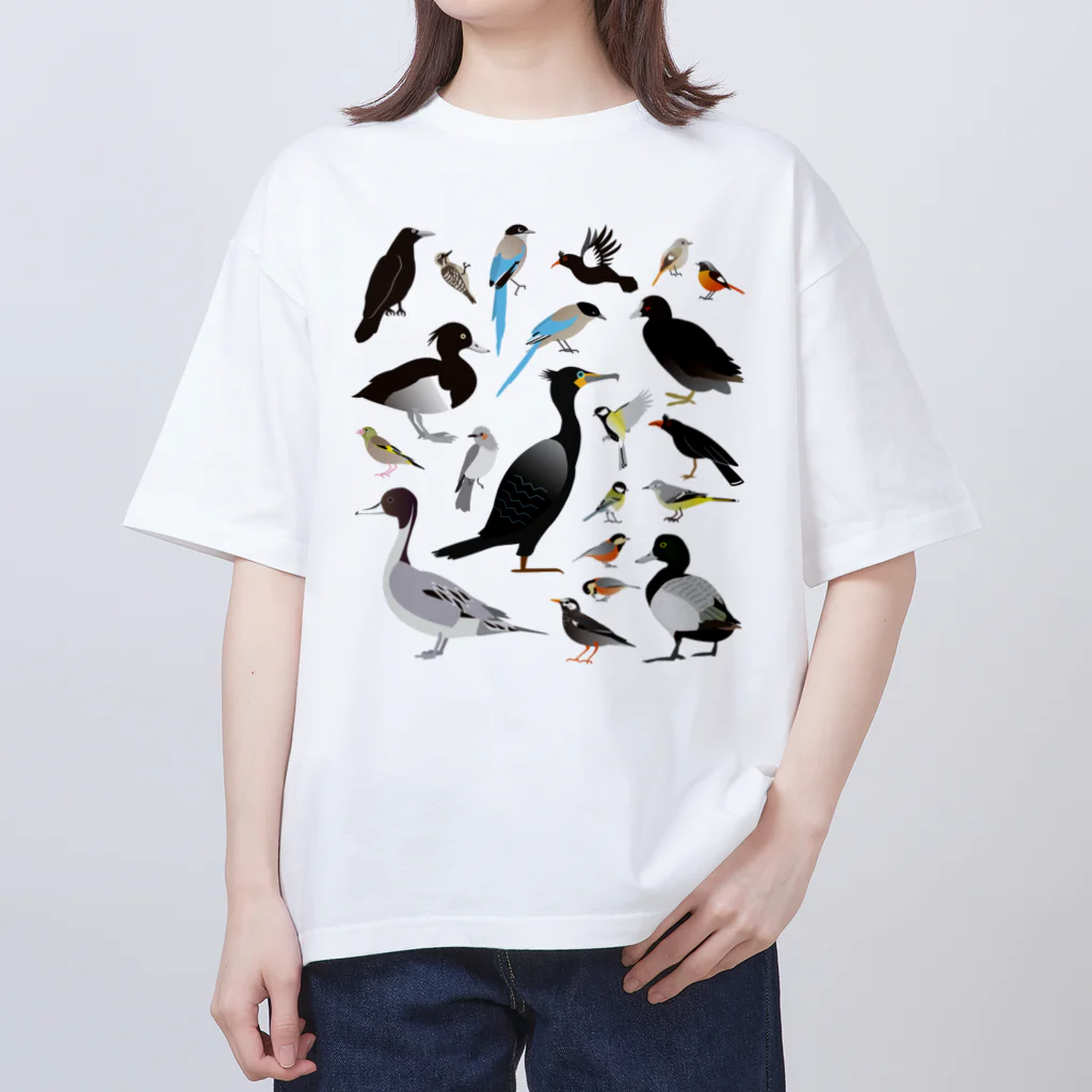 エダマメトイチ雑貨店の鳥図鑑 1 大 Oversized T-Shirt