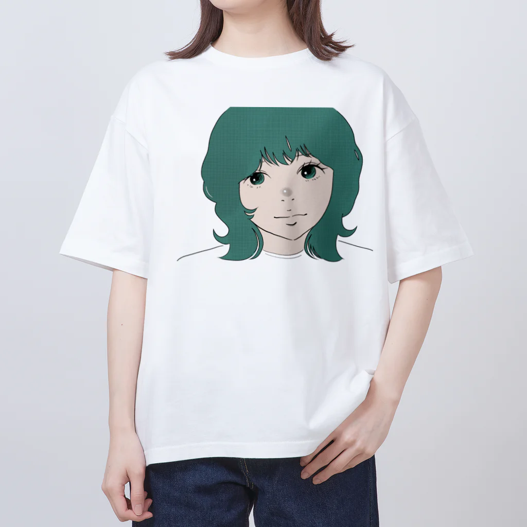 さくさくのFACE オーバーサイズTシャツ