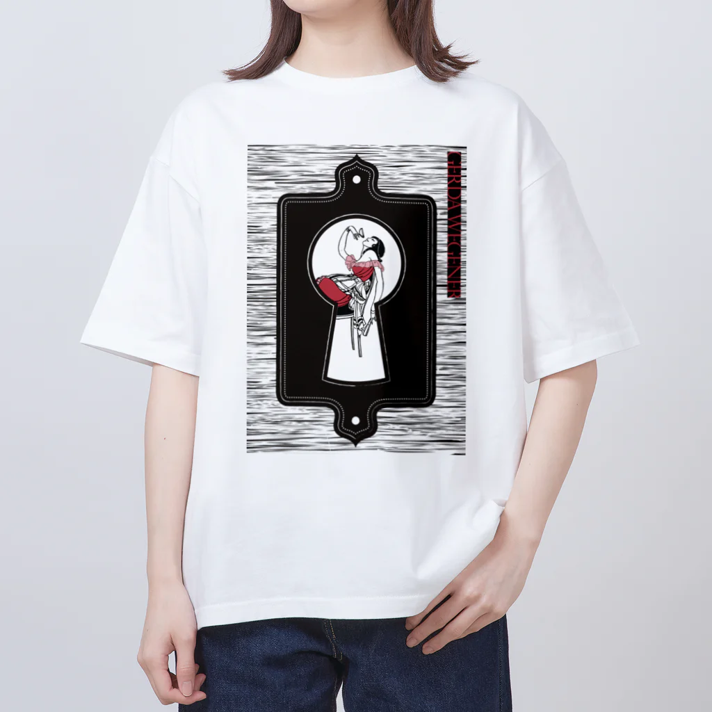 Cordelia　SUZURI分室のGERDA  "key hole" Oversized T-Shirt