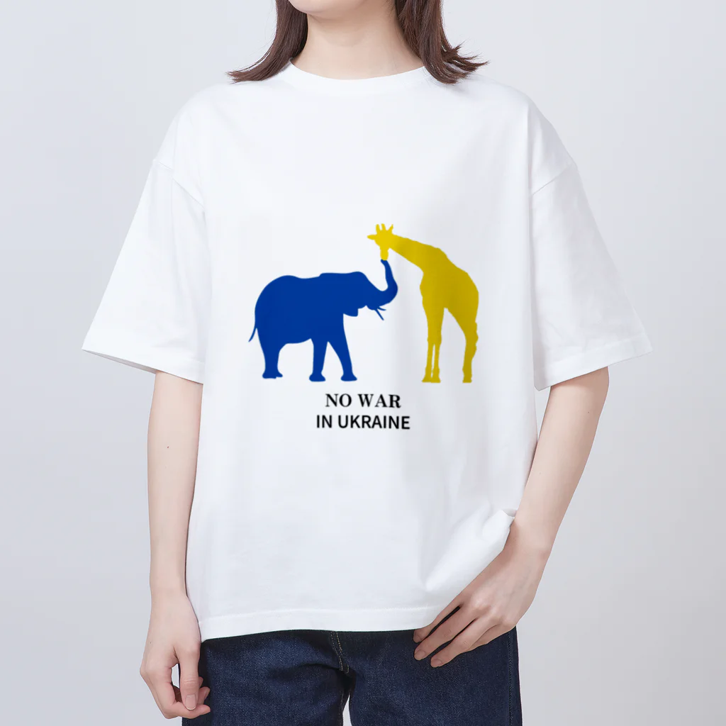 BONABENTOのNO WAR IN UKRAINE オーバーサイズTシャツ