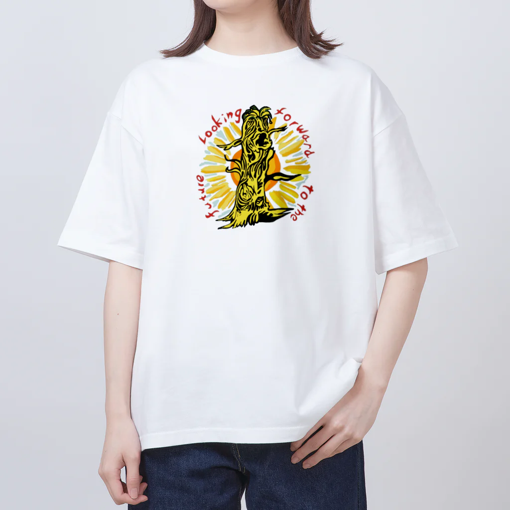 YellowSeed　by　MackPicasso　　の敗者復活戦〜枯れても立ってる縄文杉〜 オーバーサイズTシャツ