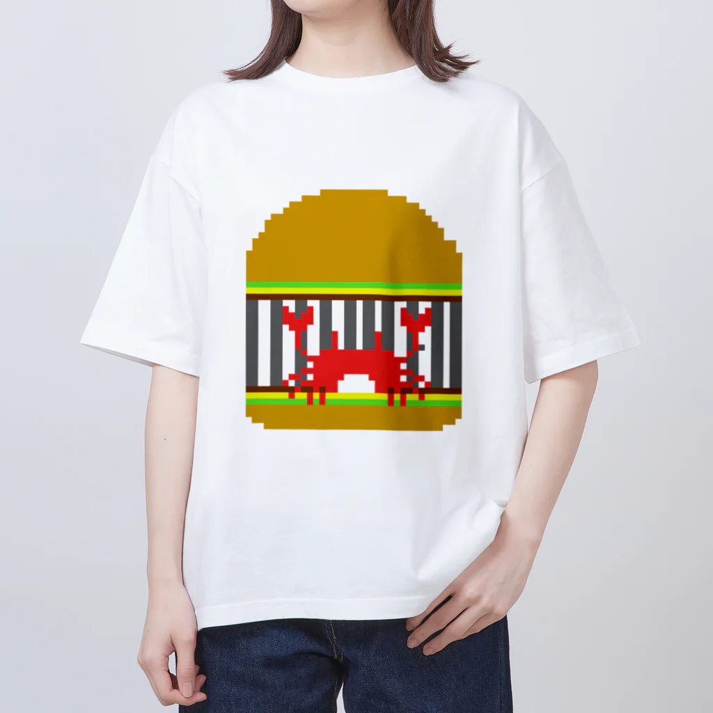 なめこの囚われた蟹 オーバーサイズTシャツ