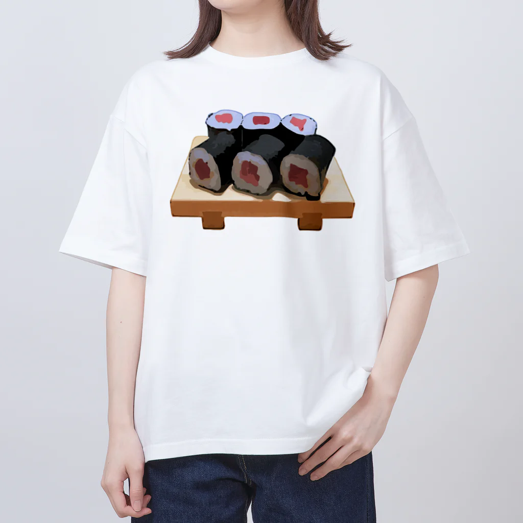 脂身通信Ｚのお寿司_巻き寿司_細巻き_鉄火巻き_220617 オーバーサイズTシャツ