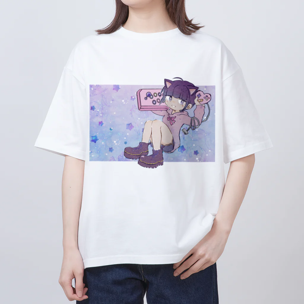 ナマモノ屋さんのふぁんしーガール オーバーサイズTシャツ