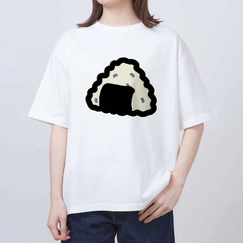 脂身通信Ｚの【両面プリント】のぼり旗♪おにぎり1910 Oversized T-Shirt