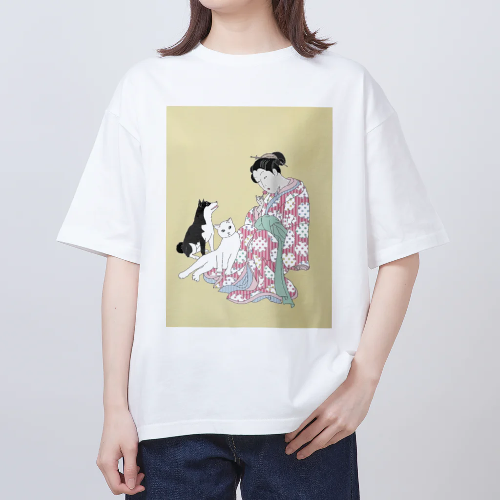 keeeeeep smilingのsweet life / チュッパチャプスとわたし Oversized T-Shirt