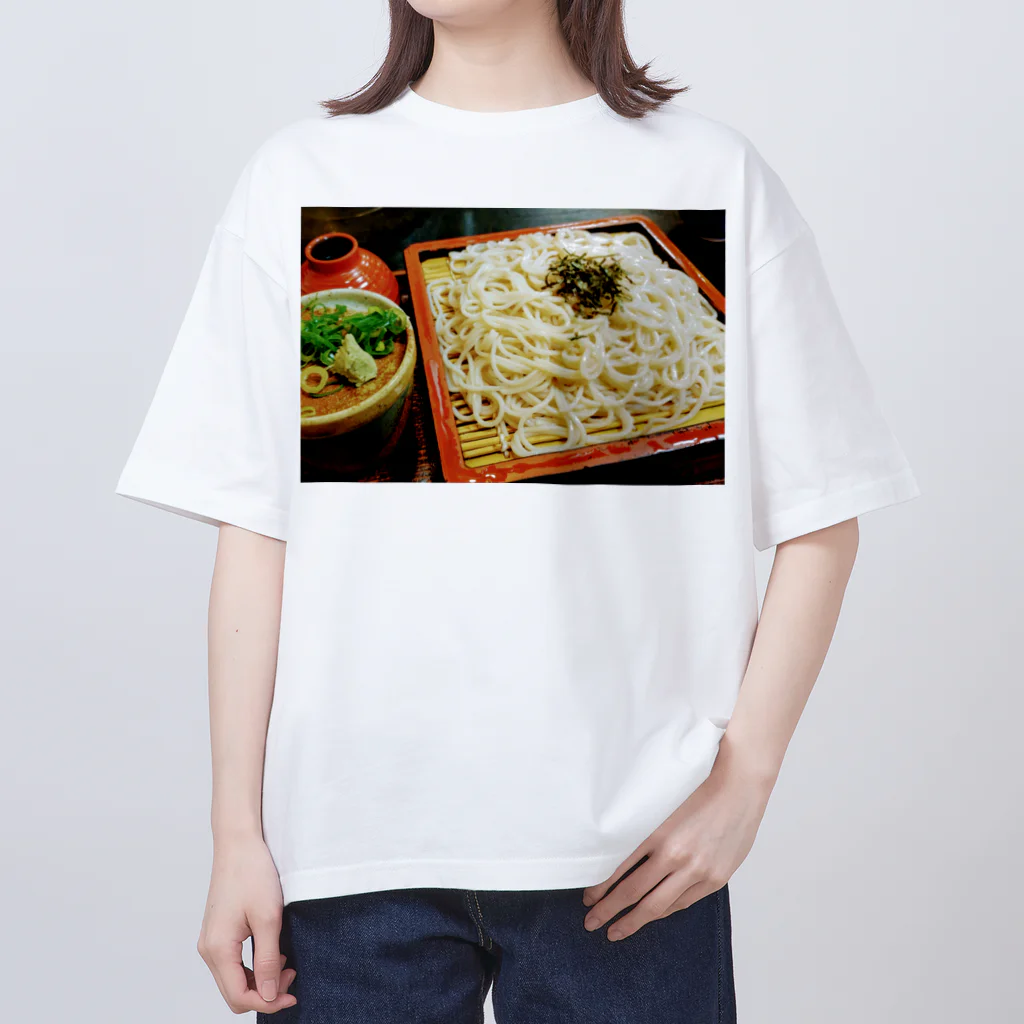 脳みそちゃんの【お蕎麦】脳みそちゃん オーバーサイズTシャツ