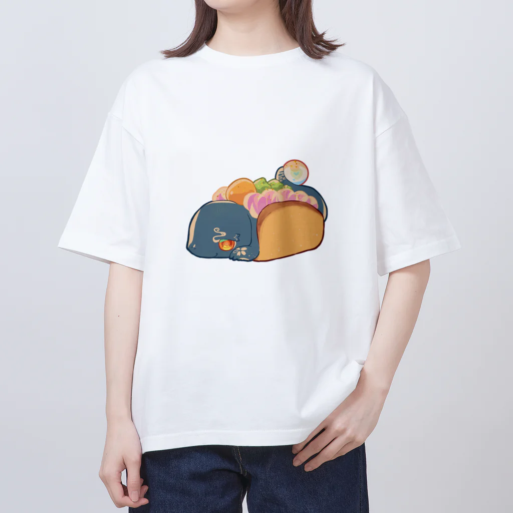 さばかん工房。のさくらずんだ オーバーサイズTシャツ