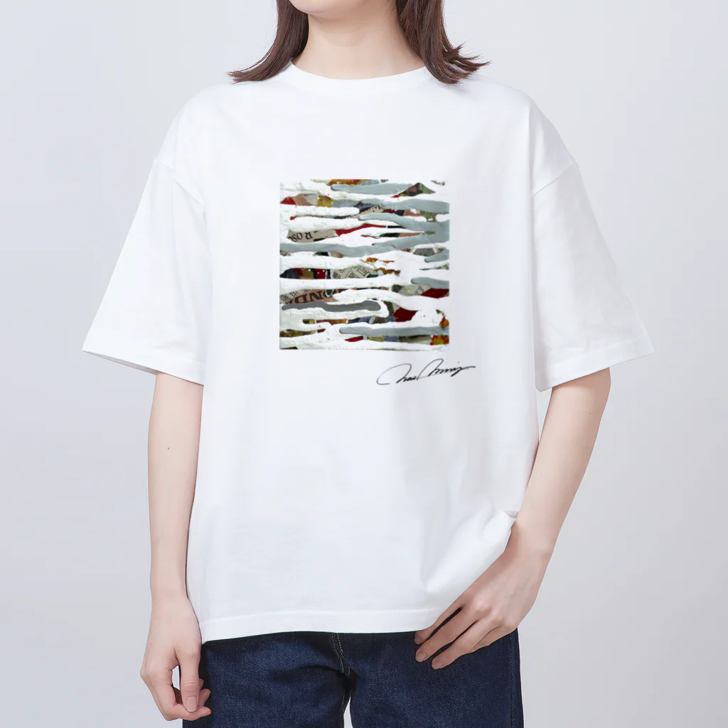 addfuns NAO MORIGOの時の隙間 ブロック バックロゴマーク無し Oversized T-Shirt