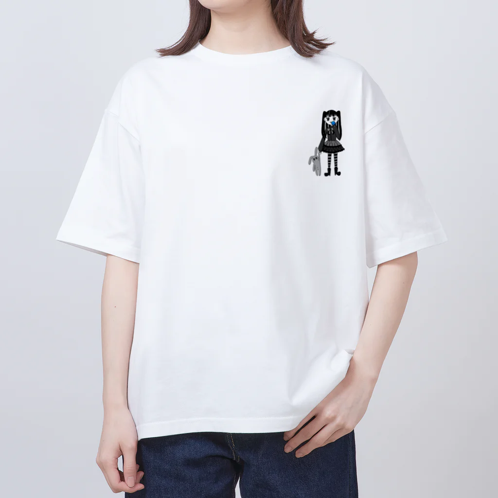 ナツのバスタブのゴシックちゃん(背景なし) Oversized T-Shirt