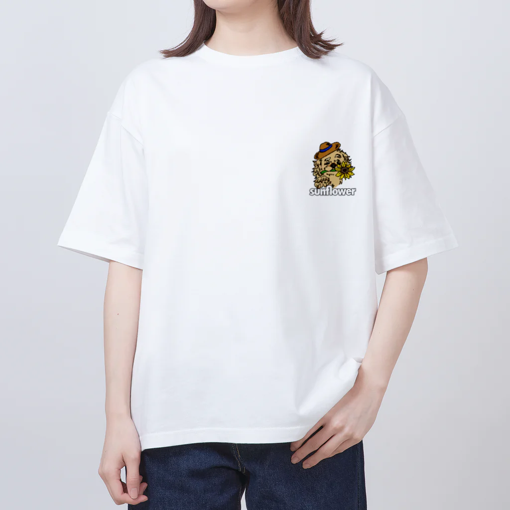 sunflowerのsunflower Borusitiくん Oversized T-Shirt