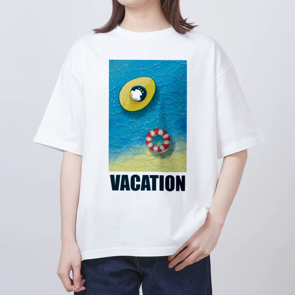 ゆきねこのに店のアボカ鳥さんの休暇 Oversized T-Shirt