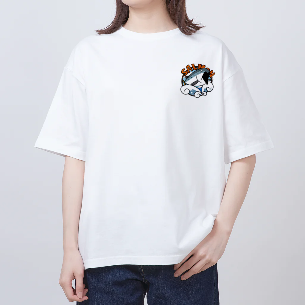 あかまつ屋のサーモン航空部隊 Oversized T-Shirt