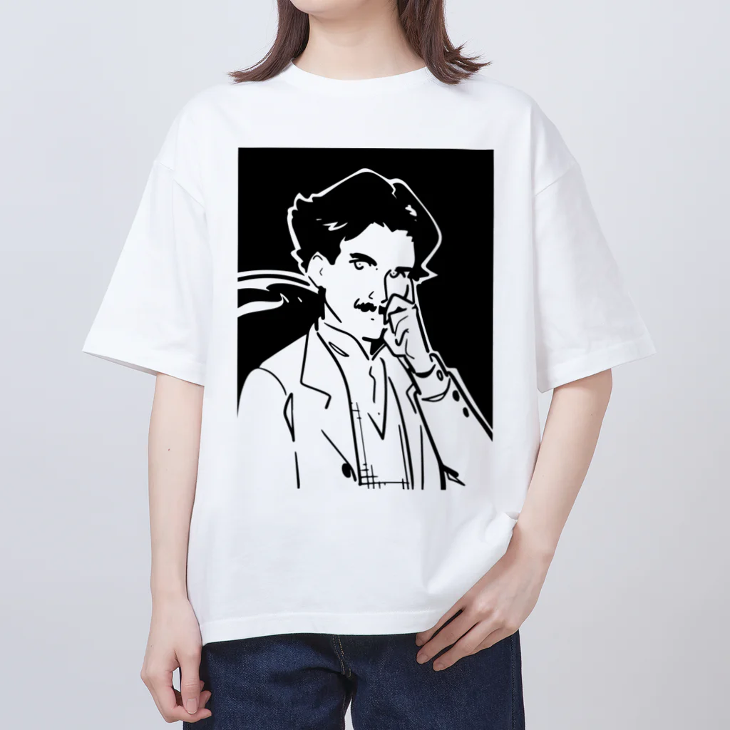 山形屋米店のニコラ・テスラ（Nikola Tesla） Oversized T-Shirt