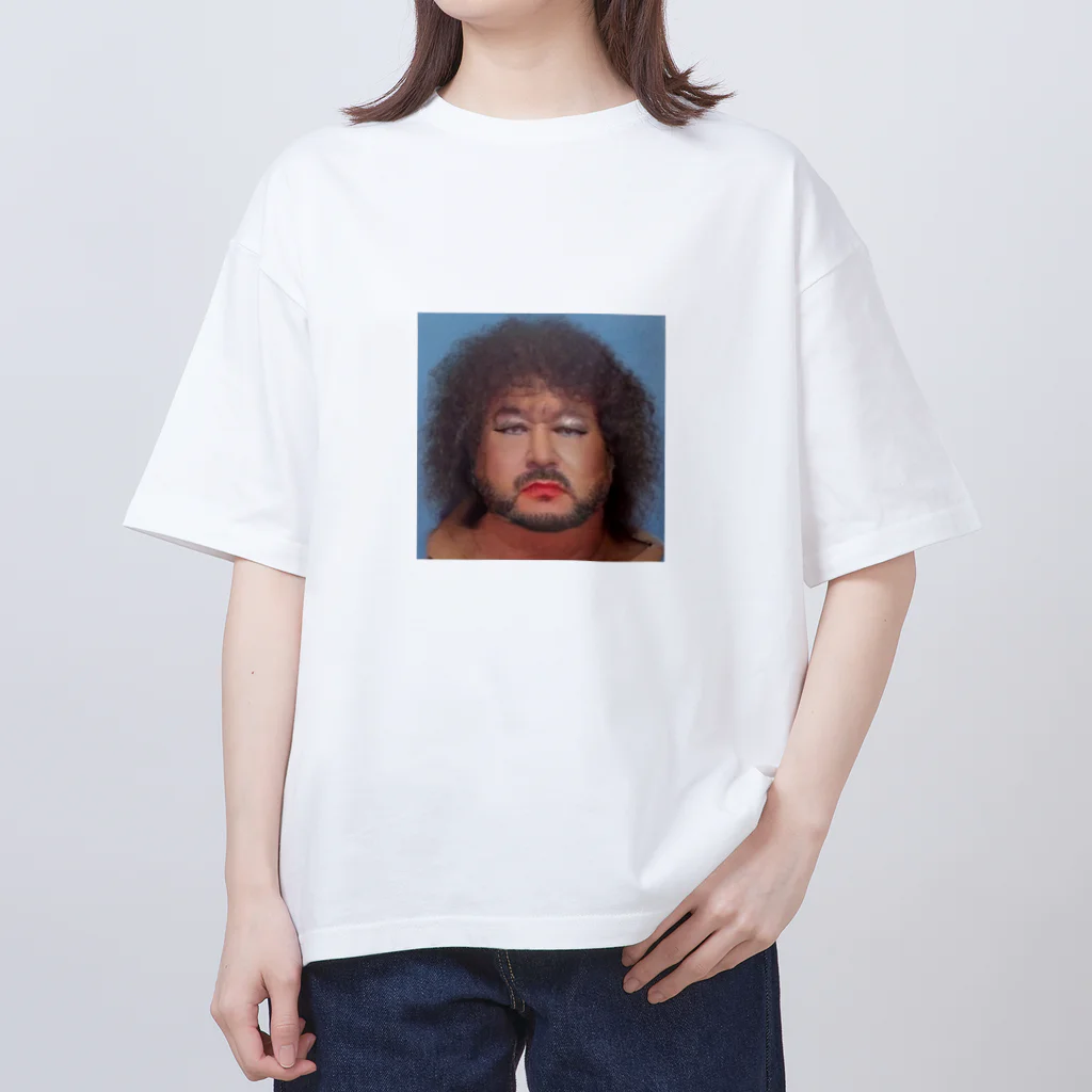 タフ4まんちゃん𝒐𝒇𝒇𝒊𝒄𝒊𝒂𝒍 𝒔𝒉𝒐𝒑のまんさんといっしょ オーバーサイズTシャツ