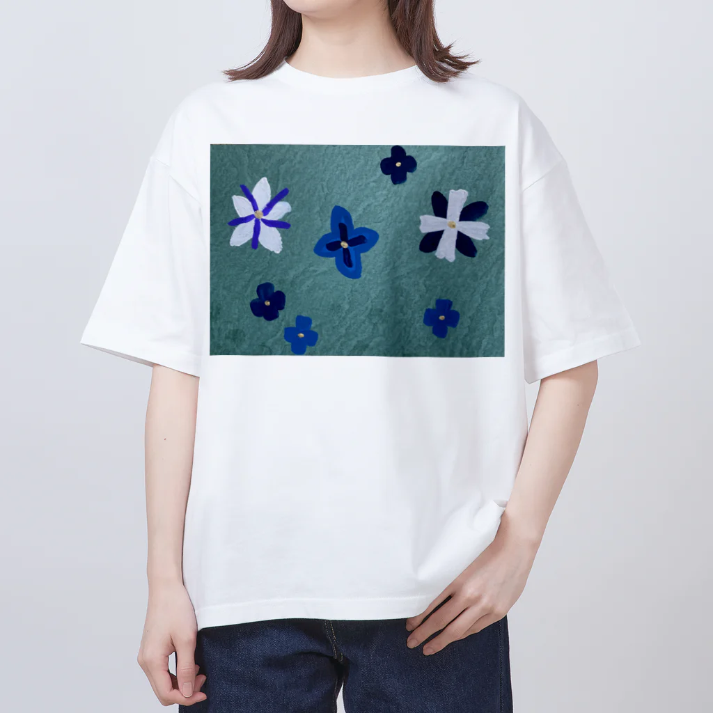 zimei-diary のジャワ小花更紗 オーバーサイズTシャツ