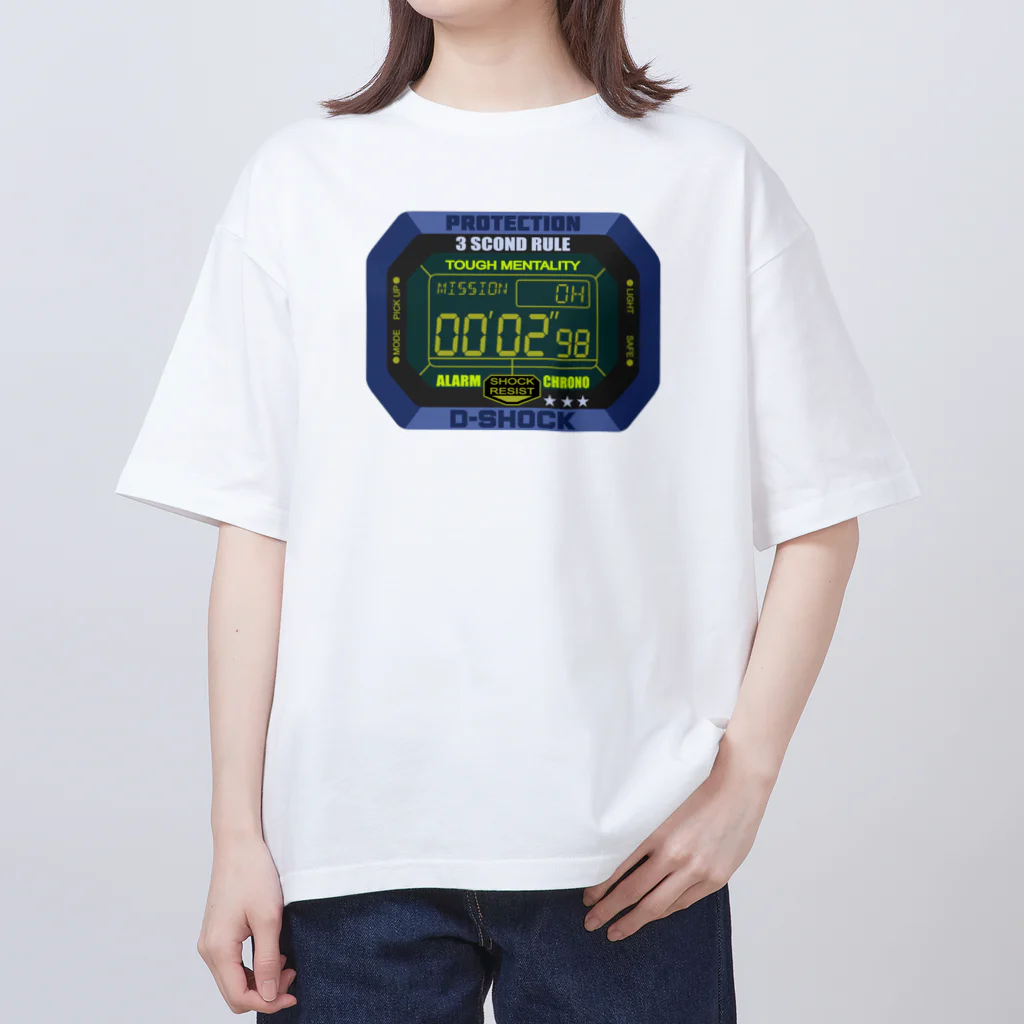 ヒロシオーバーダイブのG-SHOCKと見せかけて3秒ルールの時計 Oversized T-Shirt