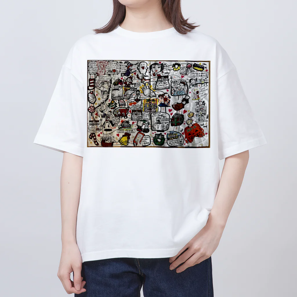 kamotetsu dreamの手作りスゴロク オーバーサイズTシャツ