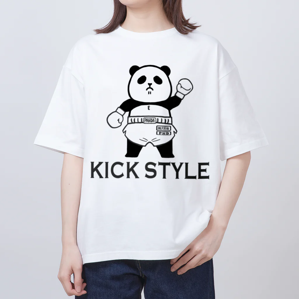 パンダプロレス&パンダジムのパンダプロレス　キックボクシング Oversized T-Shirt