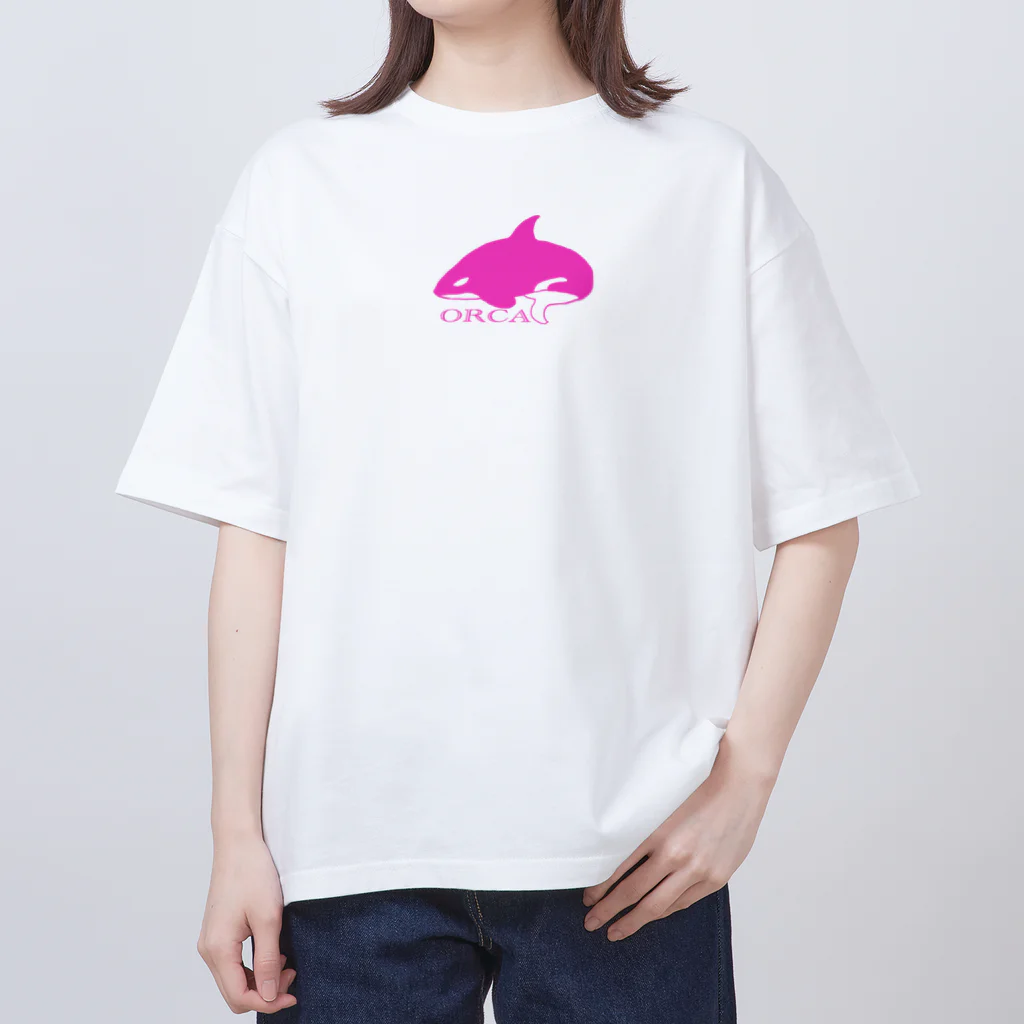 高田玄武@のピンクオルカ Oversized T-Shirt