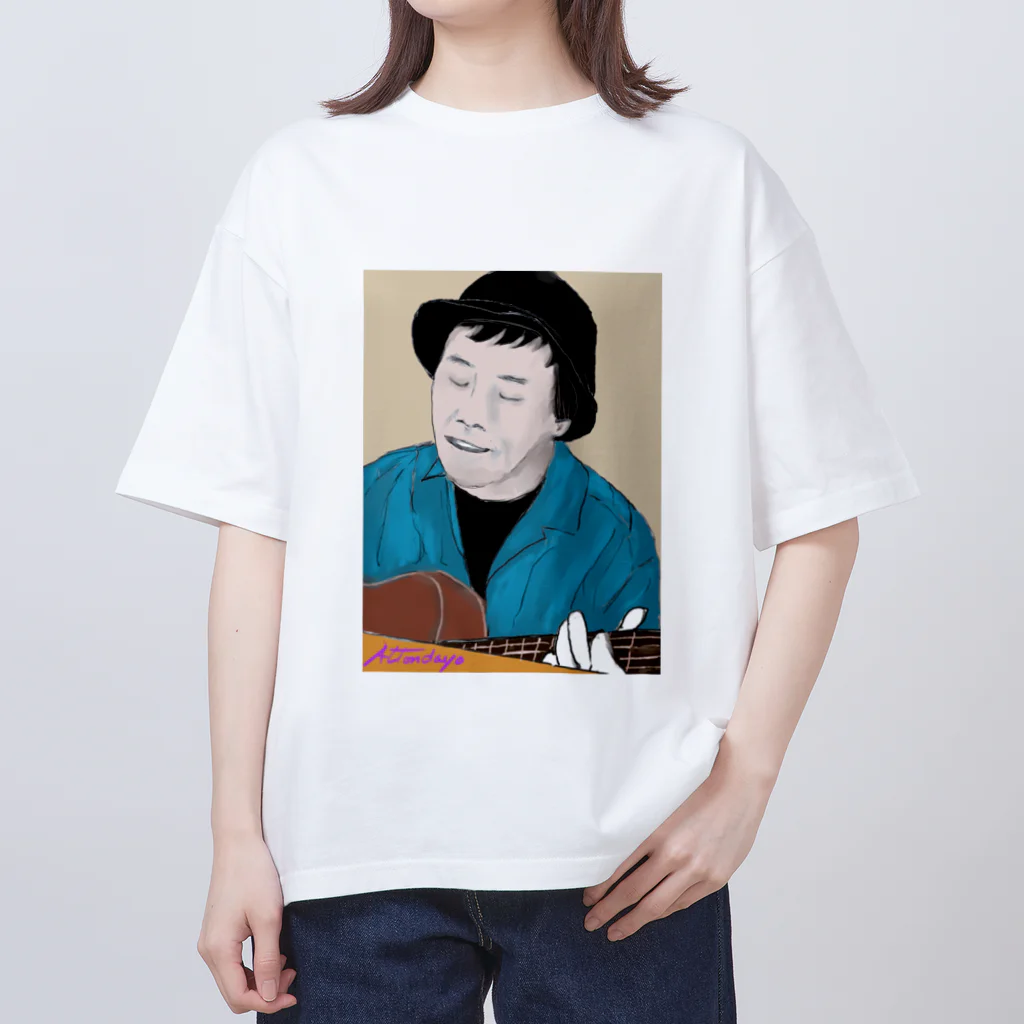 山本章人の父親が描いた私の絵グッズ Oversized T-Shirt