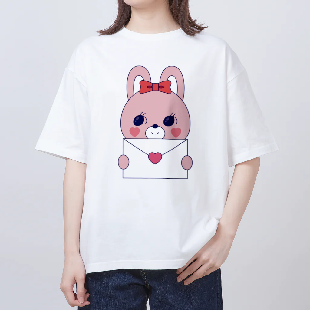 きっちゃんのときめきショップのラブレター Oversized T-Shirt