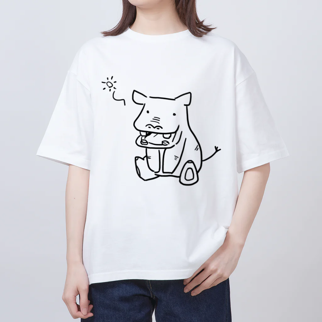 MIYA KAMIYAのぼんやりかばさん Oversized T-Shirt