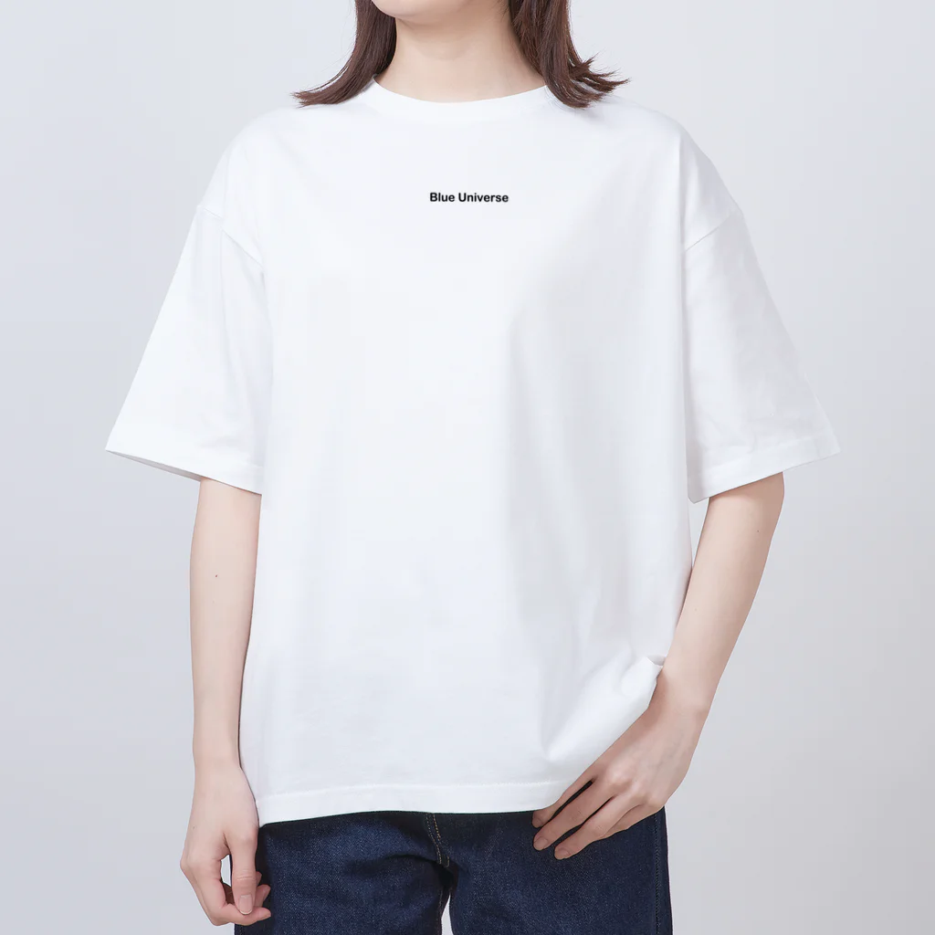 katunari08のBLUE UNIVARSE Oversized T-Shirt