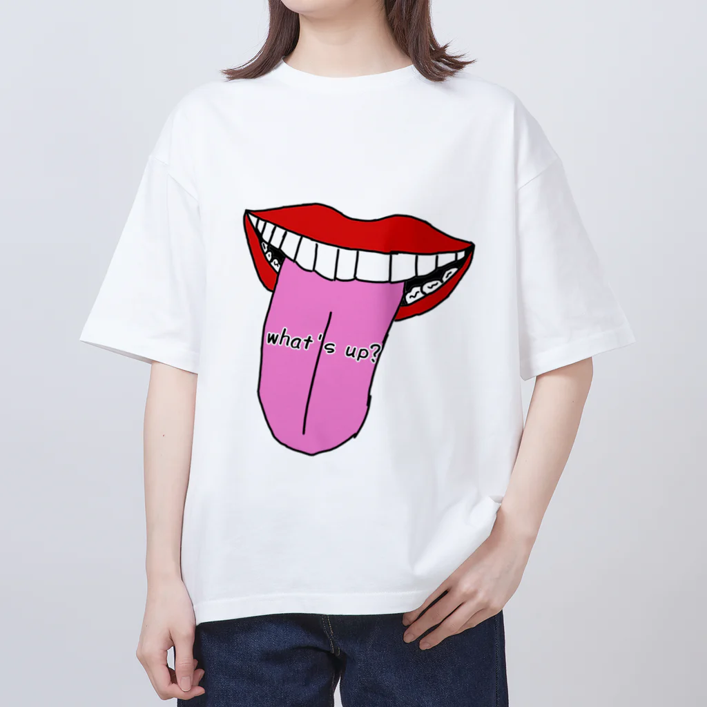 うさうさのwhat's up Oversized T-Shirt