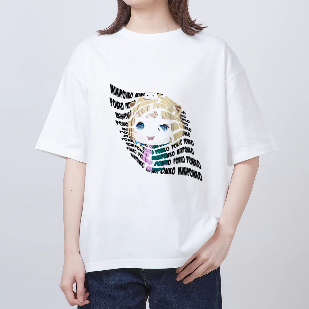 PONZU(ぽんず)Shinohara(しのはら)NFTのmini PONKO オーバーサイズTシャツ