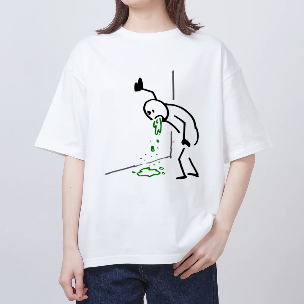 MiRockの嘔吐くん オーバーサイズTシャツ