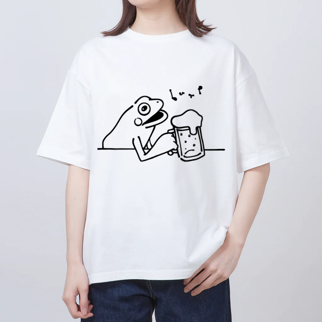 YUKOのカエル オーバーサイズTシャツ